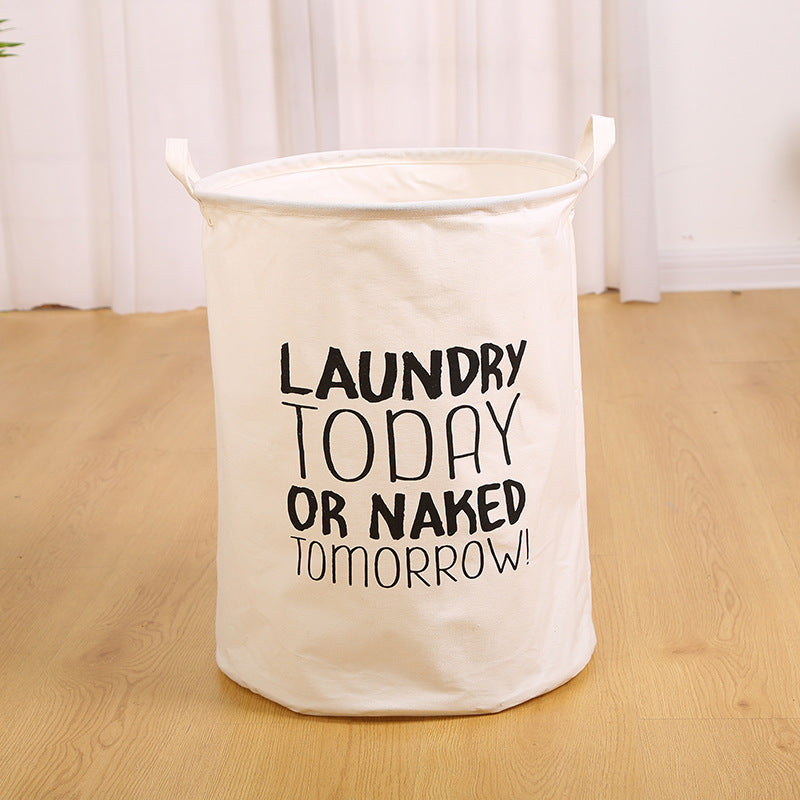 Wholesale Canvas Foldable Drum Dirty Clothes Basket